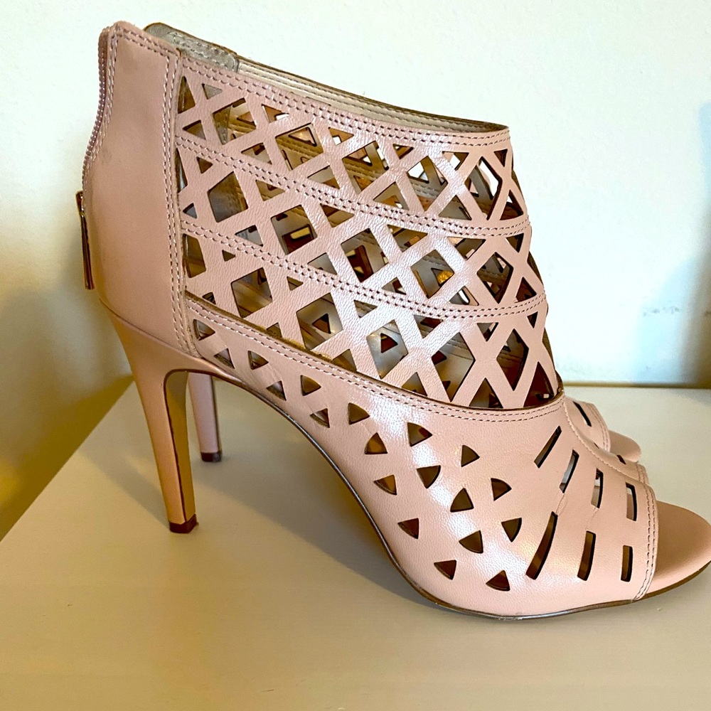 Womens lattice style booties